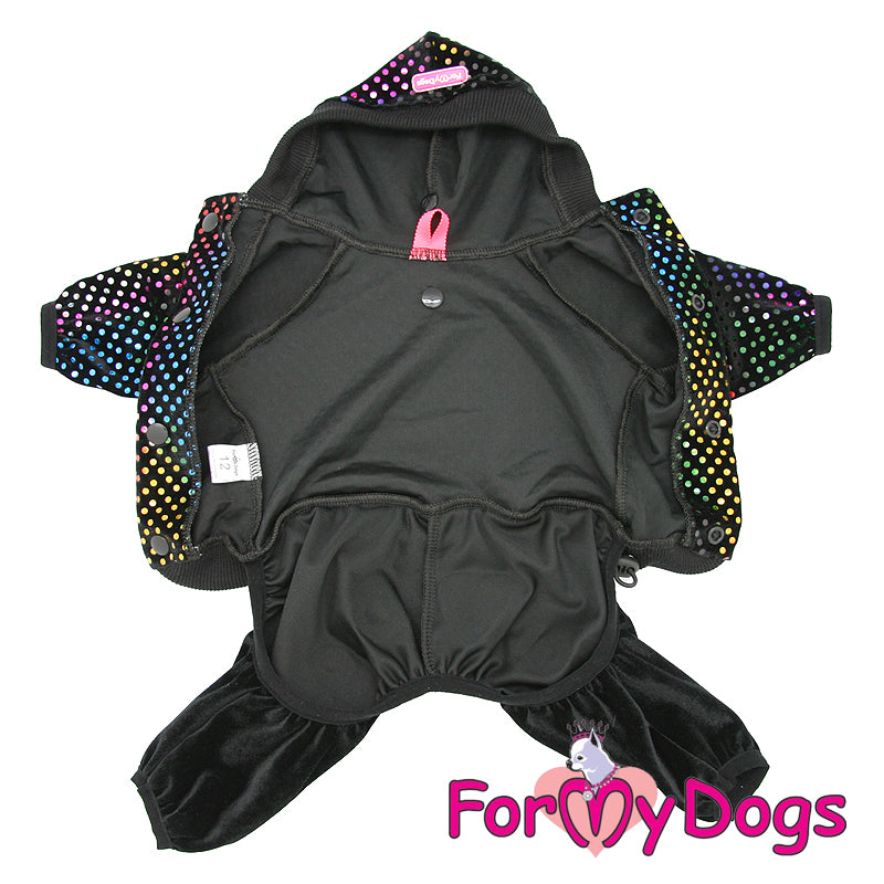 Flauel galli Svartur - stærð 10, 12 & 14