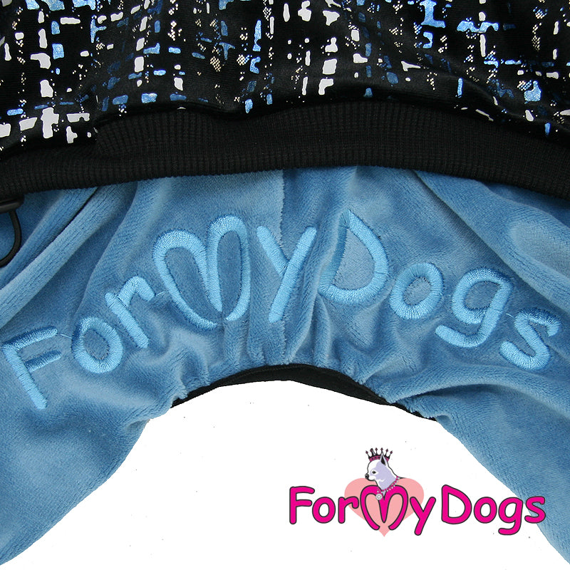 Flauel galli Blár - stærð 10 & 12