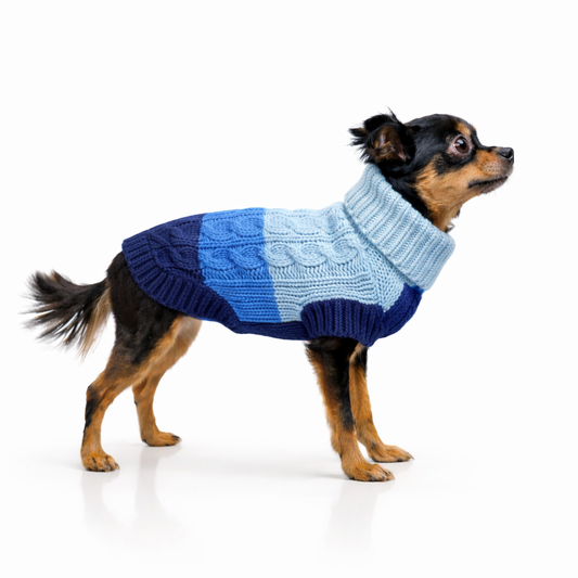 Peysa Ombre Blá / Stærð 8-20