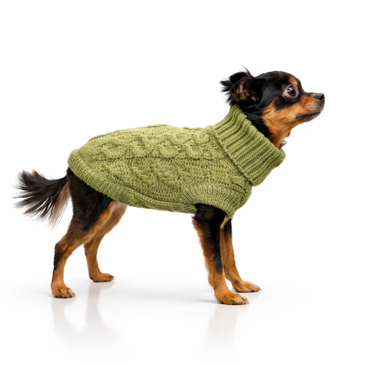 Peysa Græn / Stærð 8-18